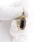 Image 9 of Vintage gold pendant with garnet