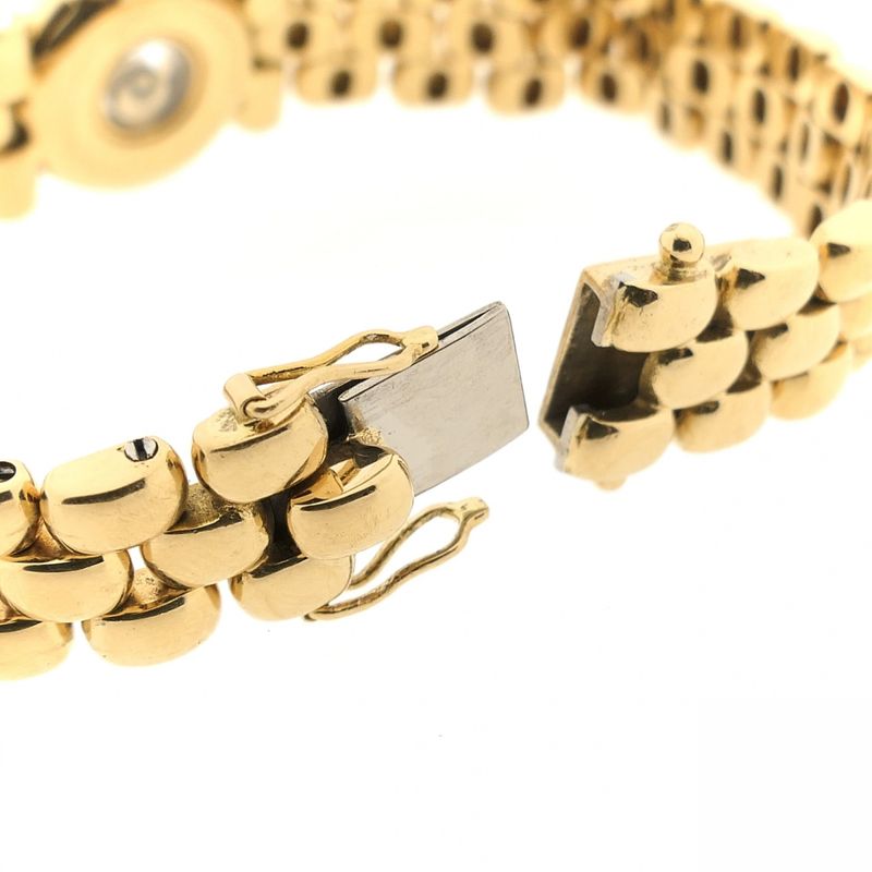Image 9 of Gold Chopard bracelet with diamond; approx. 0.33 ct.