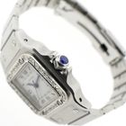 Image 10 of Cartier Santos Galbee; Automatic ladies watch with diamonds