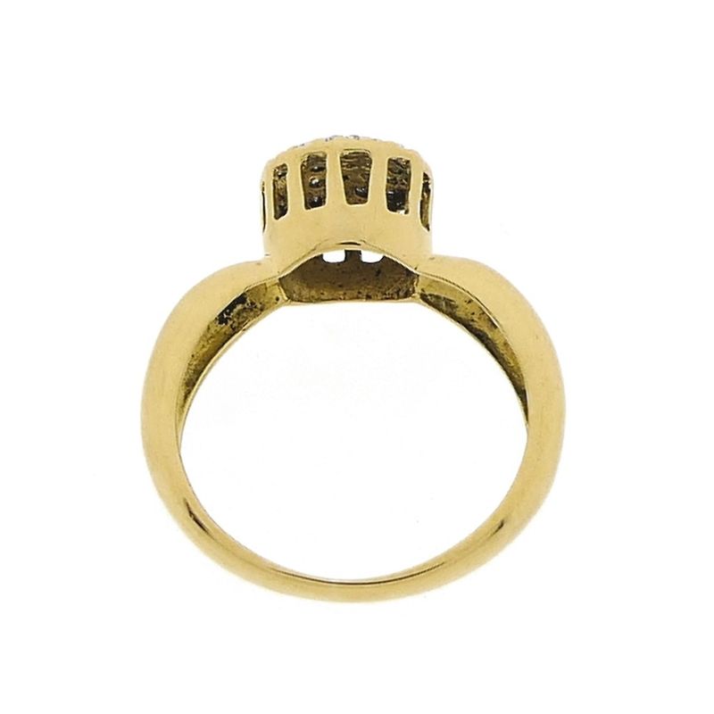 Image 9 of 18K Gold ring with diamonds | 0.135 ct.