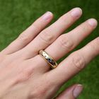 Image 7 of Gold ring set with a cluster of sapphires and diamonds | Bron Jewelry