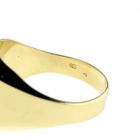 Image 7 of Gold signet ring with onyx