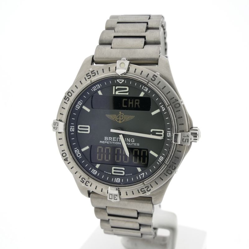 Image 7 of Breitling Aerospace Titanium E65062; Analog/digital men's watch