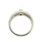 Image 5 of Two-tone platinum ring with ruby