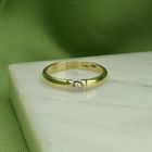 Image 2 of 8 carat solitaire ring with diamond | 0.02 ct.