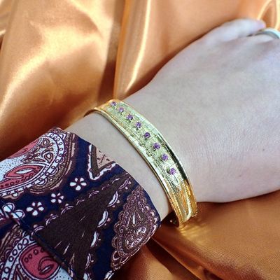 18K Exclusive gold bracelet with rubies; Vintage | 18.5 cm Image 2 of 18K Exclusive gold bracelet with rubies; Vintage | 18.5 cm