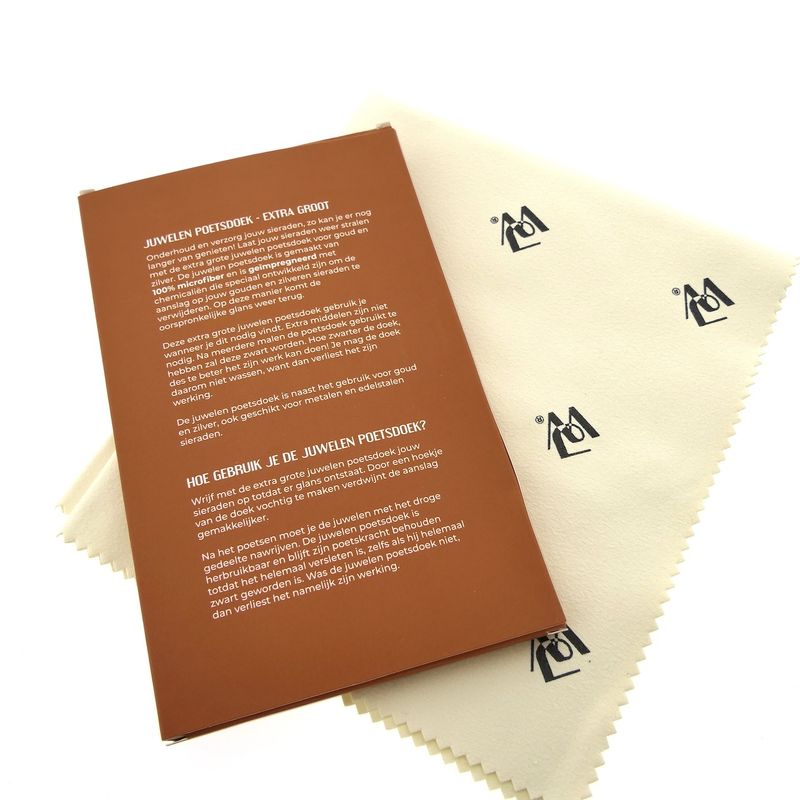 Image 6 of Jewelry polishing cloth; Extra large; for gold and silver jewelry; 30 x 36 cm