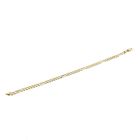 Image 5 of Two-tone gold Figaro link bracelet | 20.5 cm