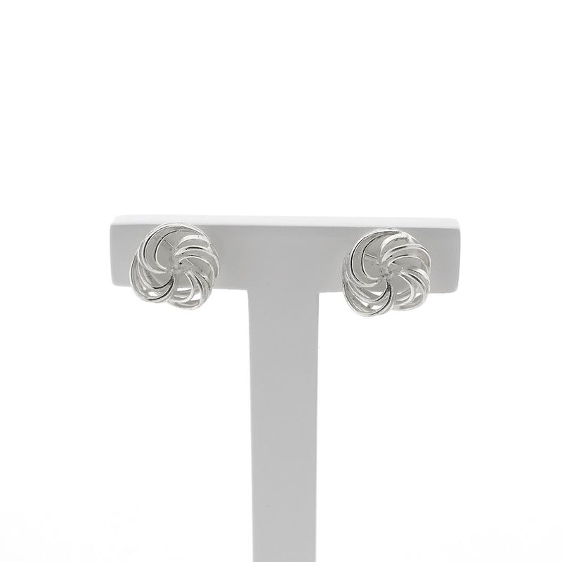 Image 1 of Silver fantasy stud earrings