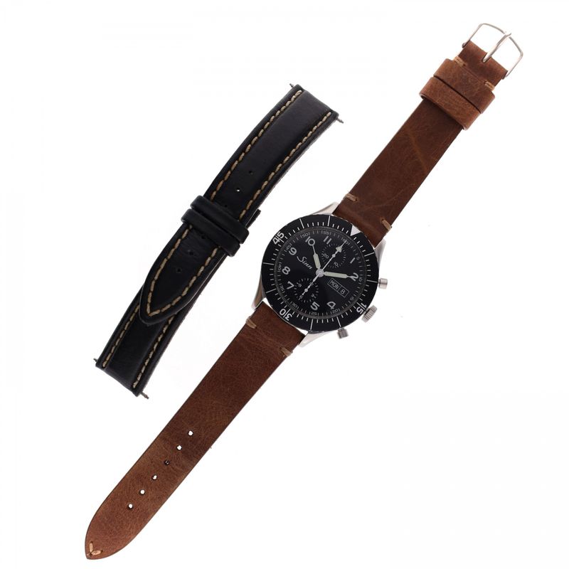Afbeelding 8 van Sinn 155 Manufactum Chronograph 155.030; Automatisch Heren Horloge