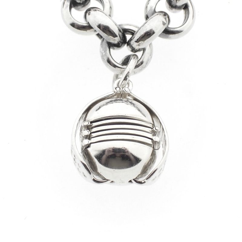 Image 5 of Silver robust charm bracelet; La Niki | 20 cm