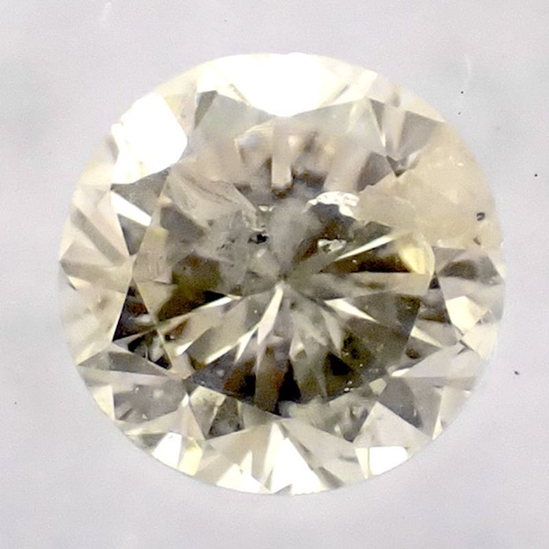 Image 2 of 0.28 ct. Brilliant cut diamond K (+ECG) P1 + HRD Certificate