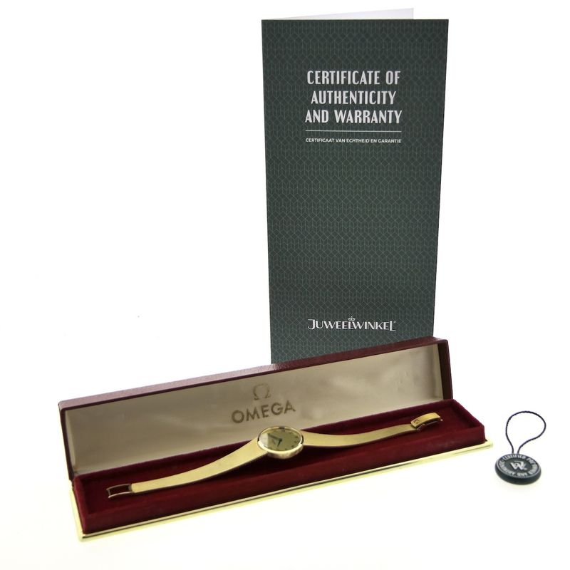 Image 5 of Omega Geneva 'Cocktail Watch'; 14k gold women's watch