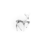 Image 3 of Silver brooch of a hind (female deer)