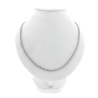 Image 1 of Silver Twisted Link Chain