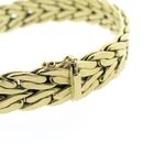 Image 3 of Gold braided bracelet | 19 cm