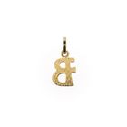 Image 5 of Gold pendant of the letter B