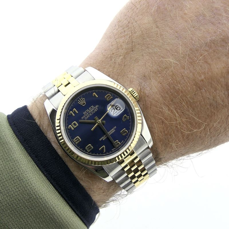 Image 11 of Rolex Datejust 116233; Gold/steel watch