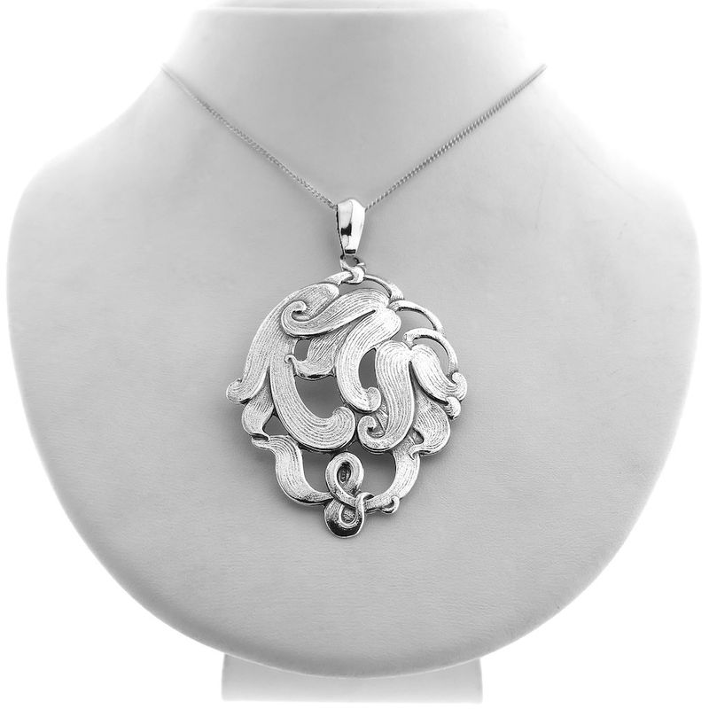 Image 7 of Antique silver pendant | Art Nouveau