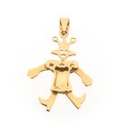 Image 6 of Gold pendant of a dancing jester