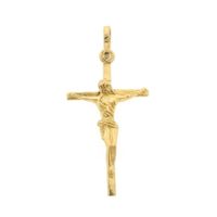 Gold pendant of a cross with corpus