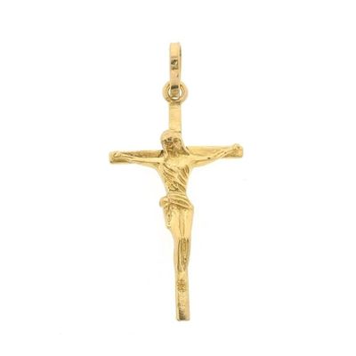 Image 1 of Gold pendant of a cross with corpus