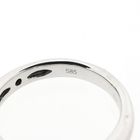 Image 7 of White Gold Pavé Ring with Zirconia