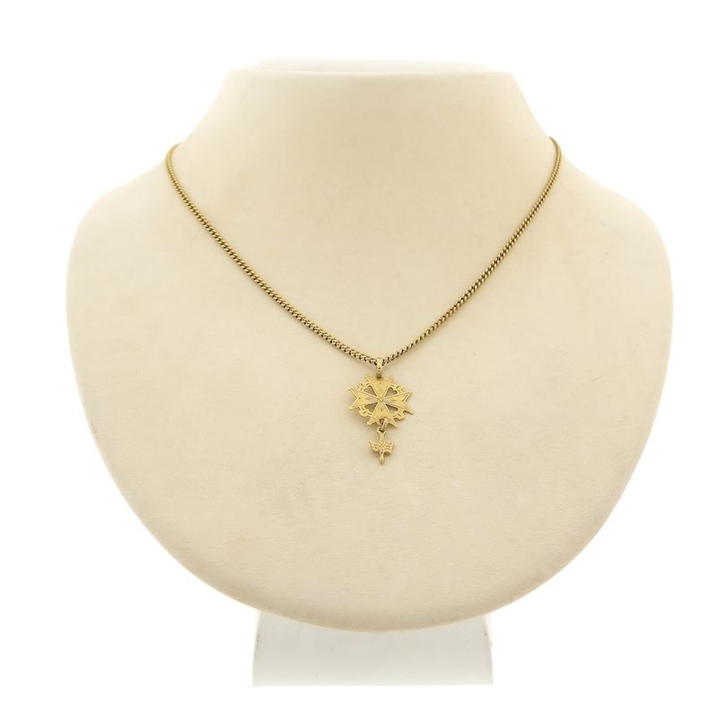 Image 3 of Gold pendant | Huguenot Cross