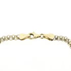Image 4 of Gold double jasseron link bracelet | 19 cm