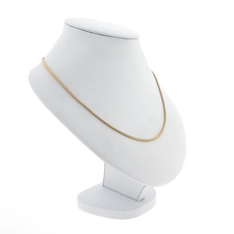 Image 8 of Gold snake link chain | 42 cm