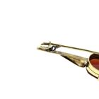 Image 4 of Gold brooch with carnelian