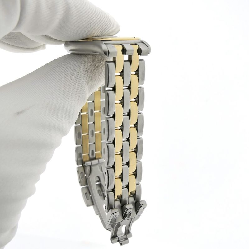 Image 12 of Cartier Cougar 187904; 18k gold/steel unisex watch