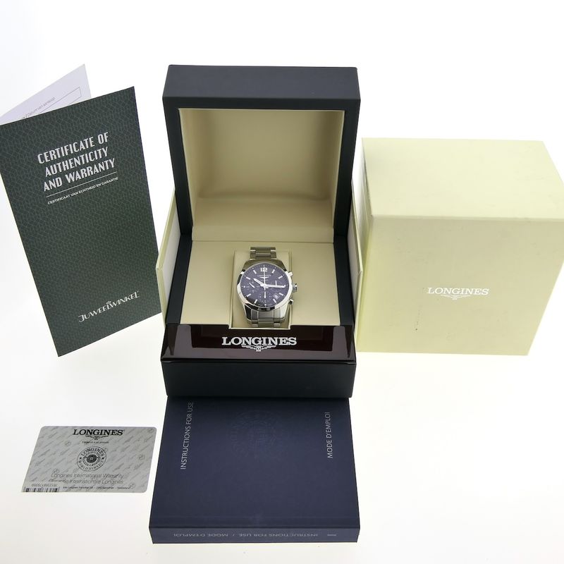 Image 4 of Longines Conquest Classic Chronograph L2.786.4; Automatic men's watch