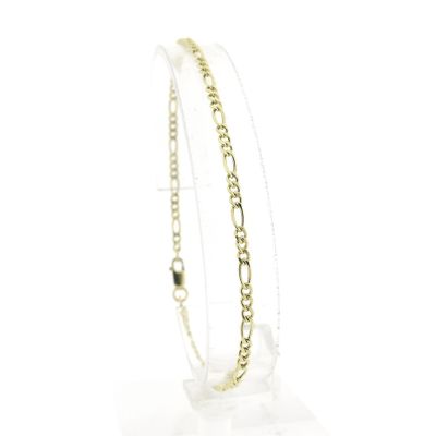Image 1 of Gold Figaro link bracelet
