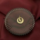 Image 6 of Gold zodiac sign pendant; Aquarius