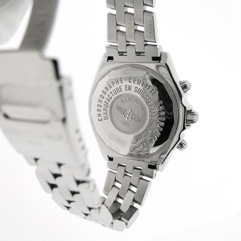 Image 10 of Breitling Crosswind Chronograph D13355; 18k gold/steel men's watch