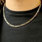 Image 9 of Golden Figaro link chain