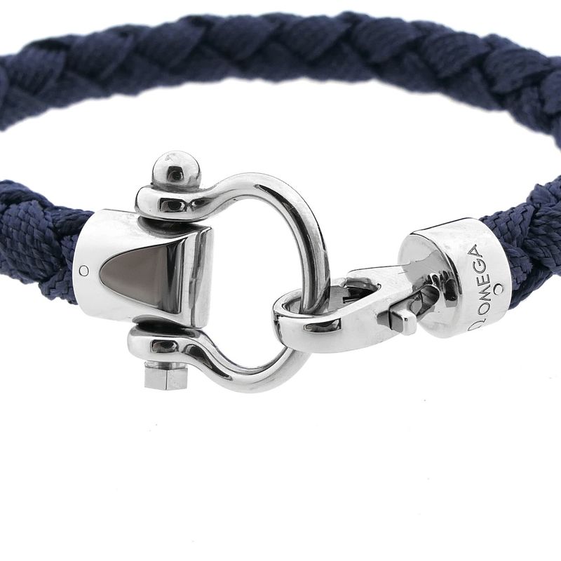 Image 6 of Omega Accessories; Sailing Bracelet; Blue; Nylon; (L) 21cm
