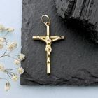 Image 2 of Gold pendant of a cross with corpus