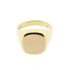 Image 3 of Two-tone gold signet ring | Men's