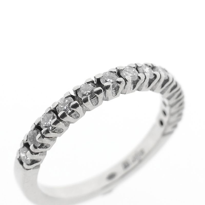 Image 3 of White gold ring set with 0.42 ct. diamonds | Carnation