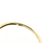 Image 5 of Golden solitaire ring with diamond; 0.005 ct.