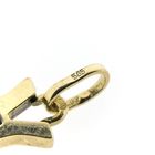 Image 7 of Gold pendant of the letter Y with zirconia