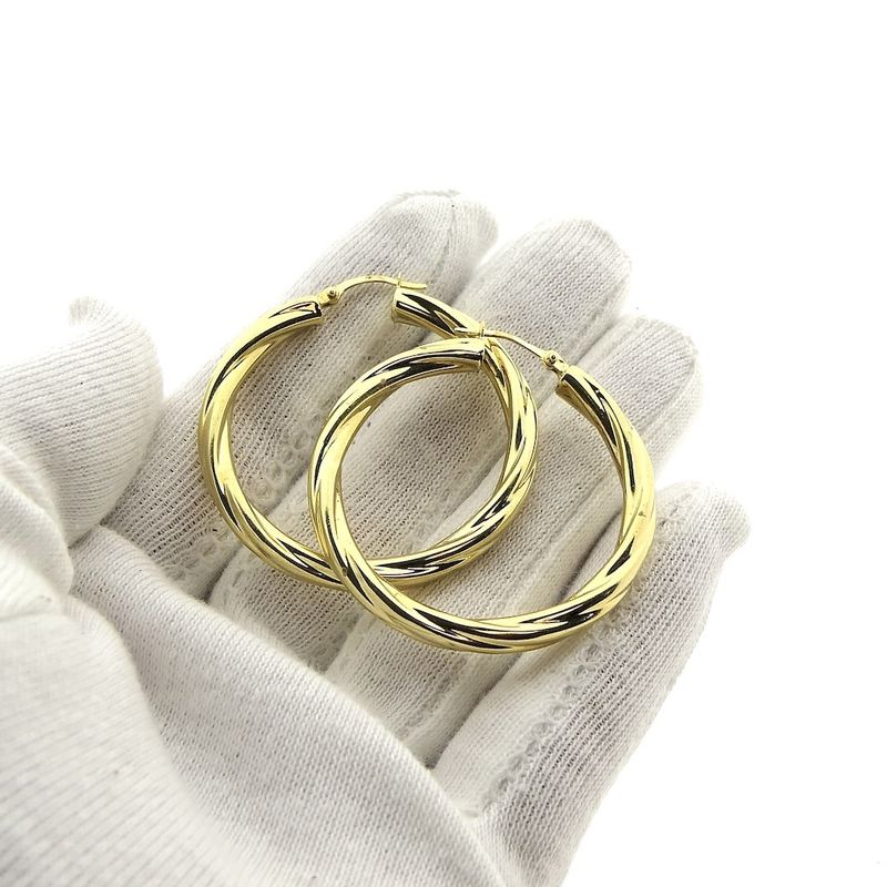 Image 6 of Gold spiral earrings