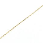 Image 10 of Gold anchor link necklace with fixed pendant; Starlight with zirconia