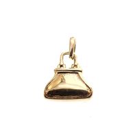 18 carat gold handbag pendant