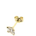 Image 6 of Gold stud earrings with zirconia