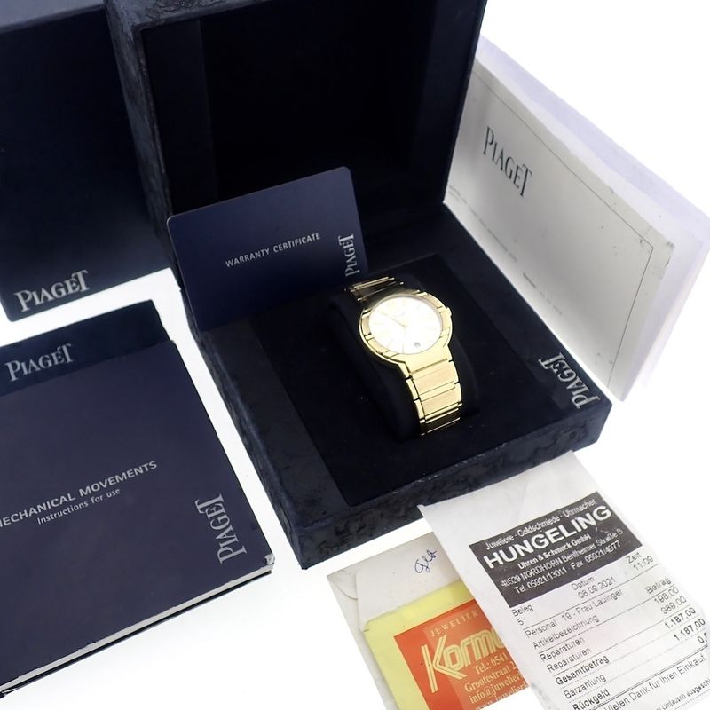 Image 2 of Piaget Polo Automatic; 18k gold men's watch