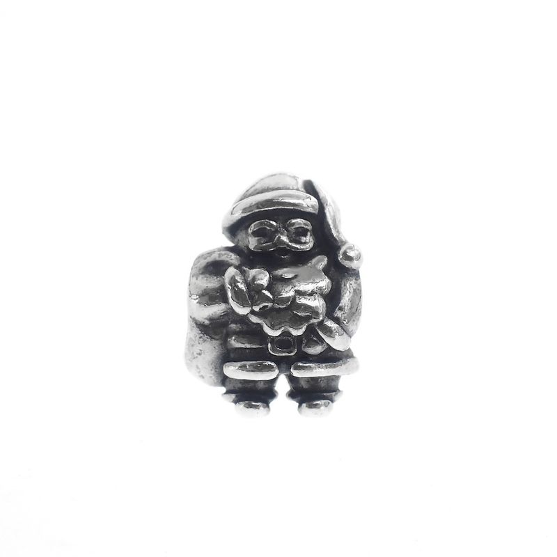 Image 1 of Pandora charm; Silver; Santa Claus