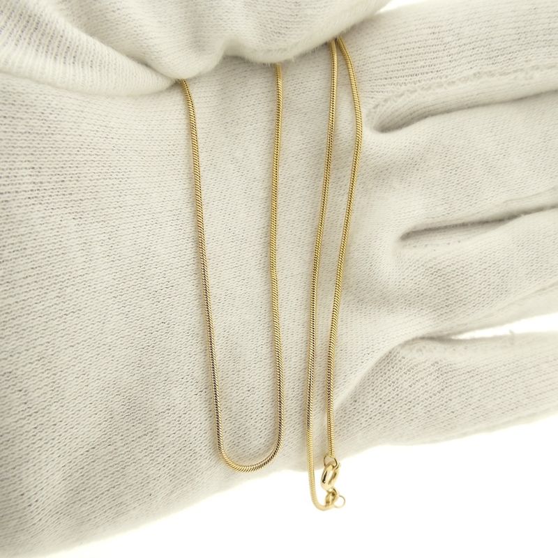 Image 8 of Gold snake link chain | 44 cm